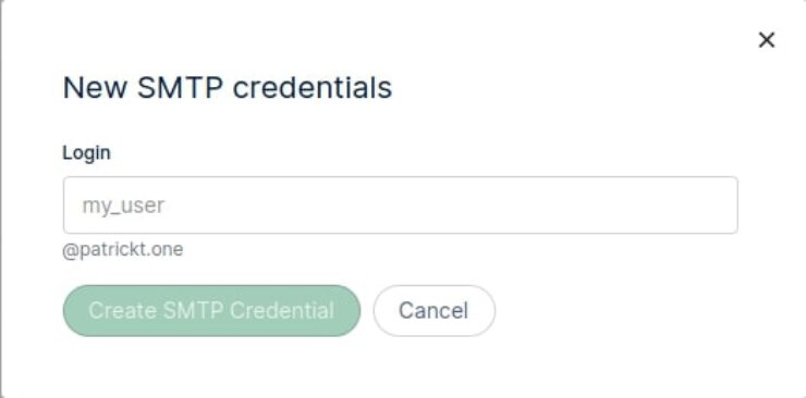 Set up STMP credentials